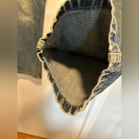 Levi's Y2K 514 Men's Jeans 34x30 Straight Leg Distressed Medium Wash. 5 Pocket. - Picture 13 of 16